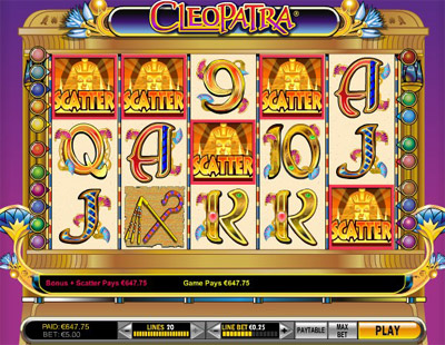 cleopatra 2 free online slot machine