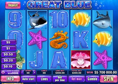 Slot Game Great Blue Free